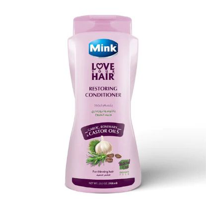 صورة Mink Restoring conditioner carlic rosemary castor oils 700ml